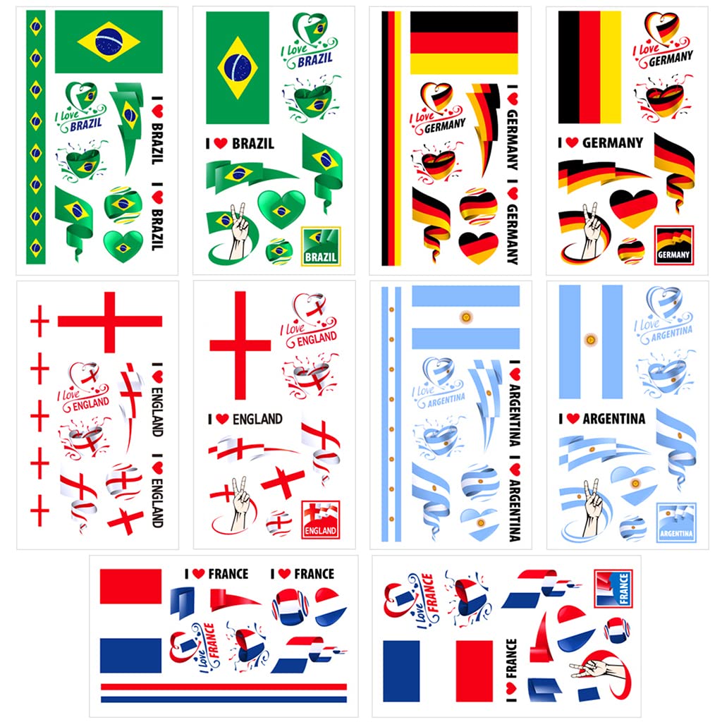 MAYCREATE® Fifa World Cup Stickers, 10Pcs Painting Sticker for Adults Kids, Stylish Football Stickers, Party, Outdoor, Waterproof Daily Sticker, UK, Germany (B0BFWKD8RK) Amazon Price History, Amazon Price Tracker
