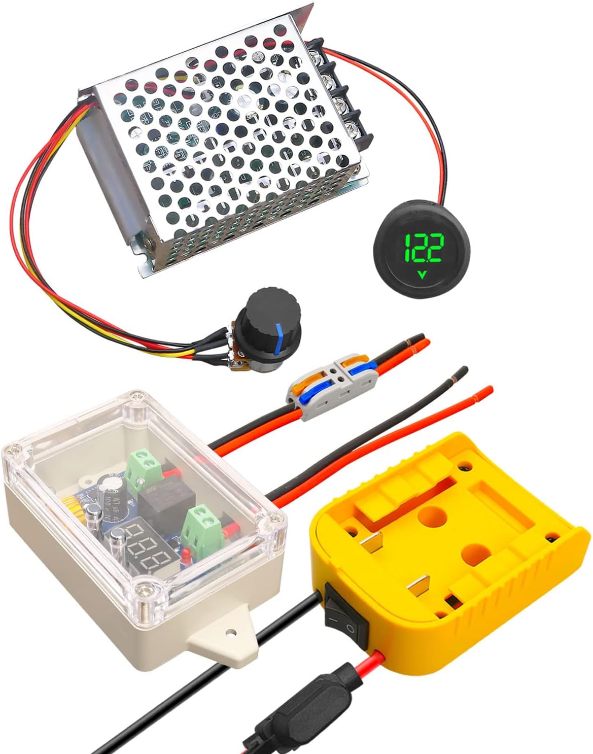 Power Wheels Battery Adapter Converter Kit Compatible with