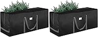 Vista 19 de BALEINE Bolsa de almacenamiento para árbol de Navidad de 9 pies, bolsa para árbol de Navidad artificial extragrande resistente con asas reforzadas