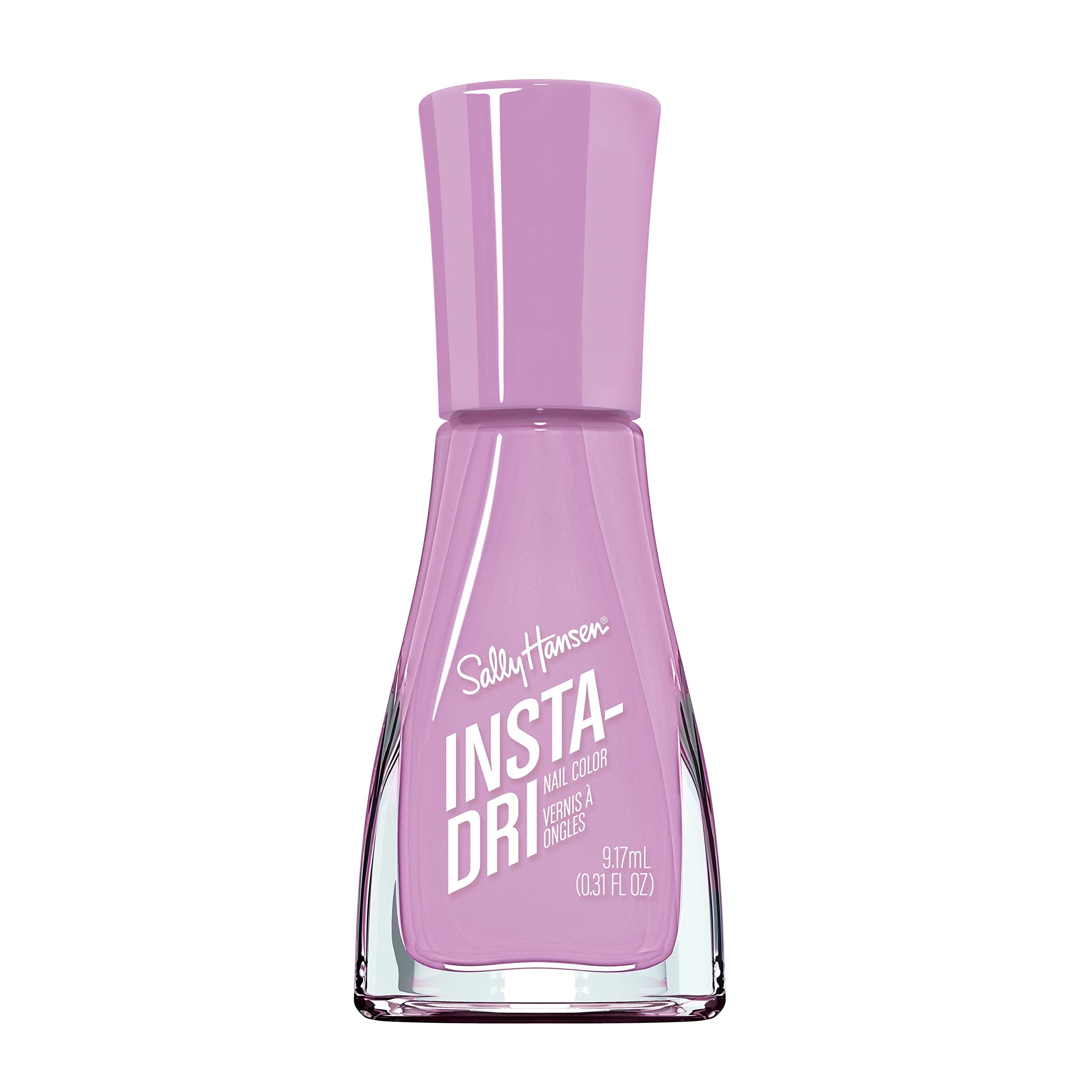 Sally Hansen Insta-Dri Nail Polish | Quick Dry, Long Lasting, Streak-Free Shine | Opaque, Shiny | 460 Traveling Light | Light Lavender Nail Color