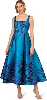 Womens Border Jacquard Dress