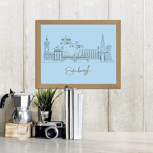 Vista 265 de TJ Originals - Barcelona, Madrid y España vistas de la ciudad, arte de pared ilustrado a mano, decoración de pared de sala de estar - Pósteres