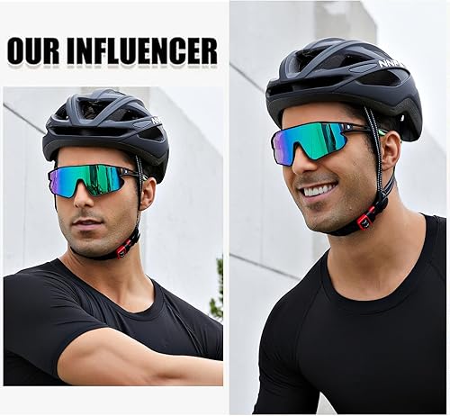 Miniatura 2 de DUCO Gafas de sol polarizadas deportivas para hombres y mujeres, gafas de sol para correr, pesca, ciclismo, béisbol, protección UV400, DC0023