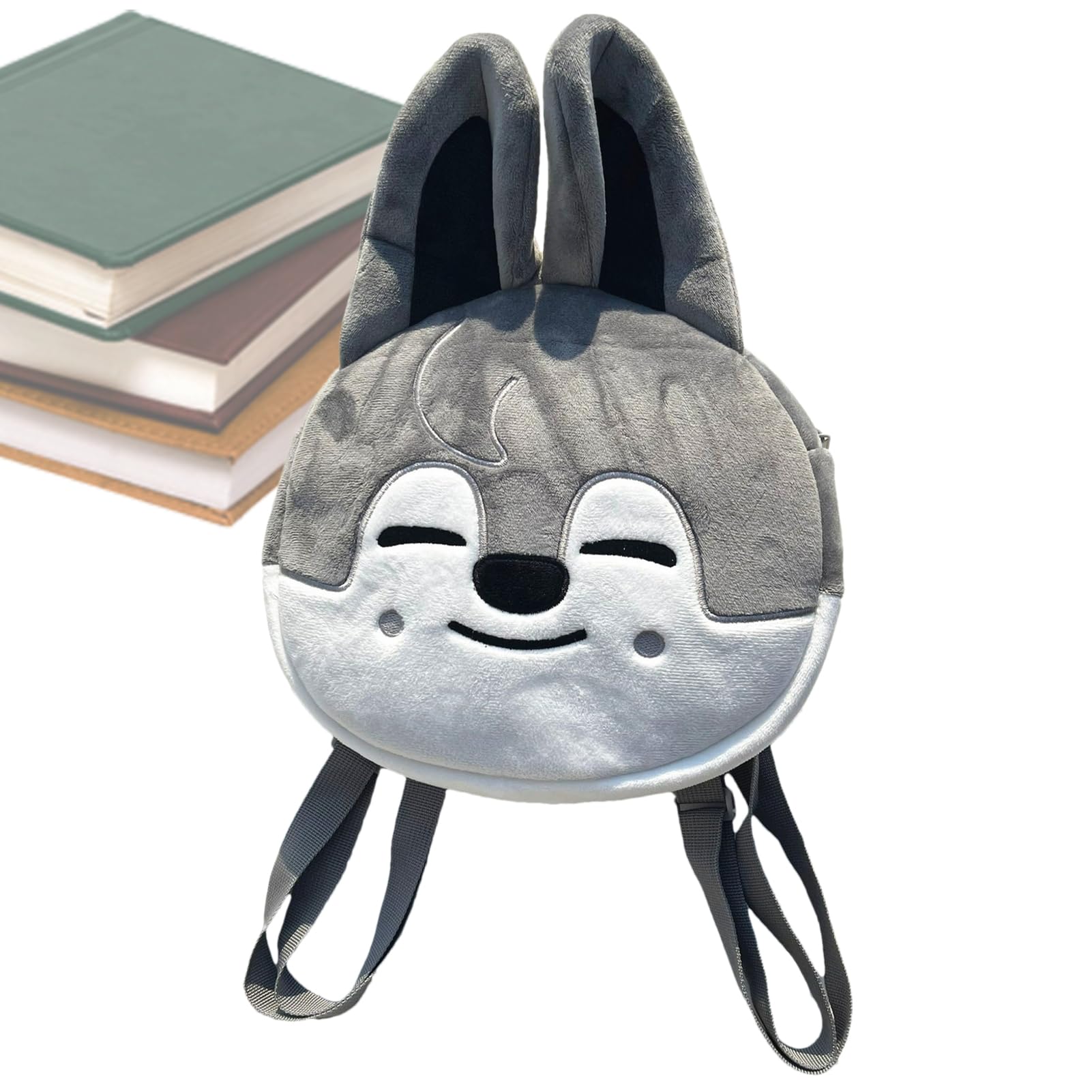 LesunbakCute Stuffed Animal School Bag, Soft Stuffed Animal Backpack, Stray Kids SkzooBackpack, Schoolbag Plush Bag, Felix Bangchan Hyunjin Lee Know College Bag Fans Collcetion