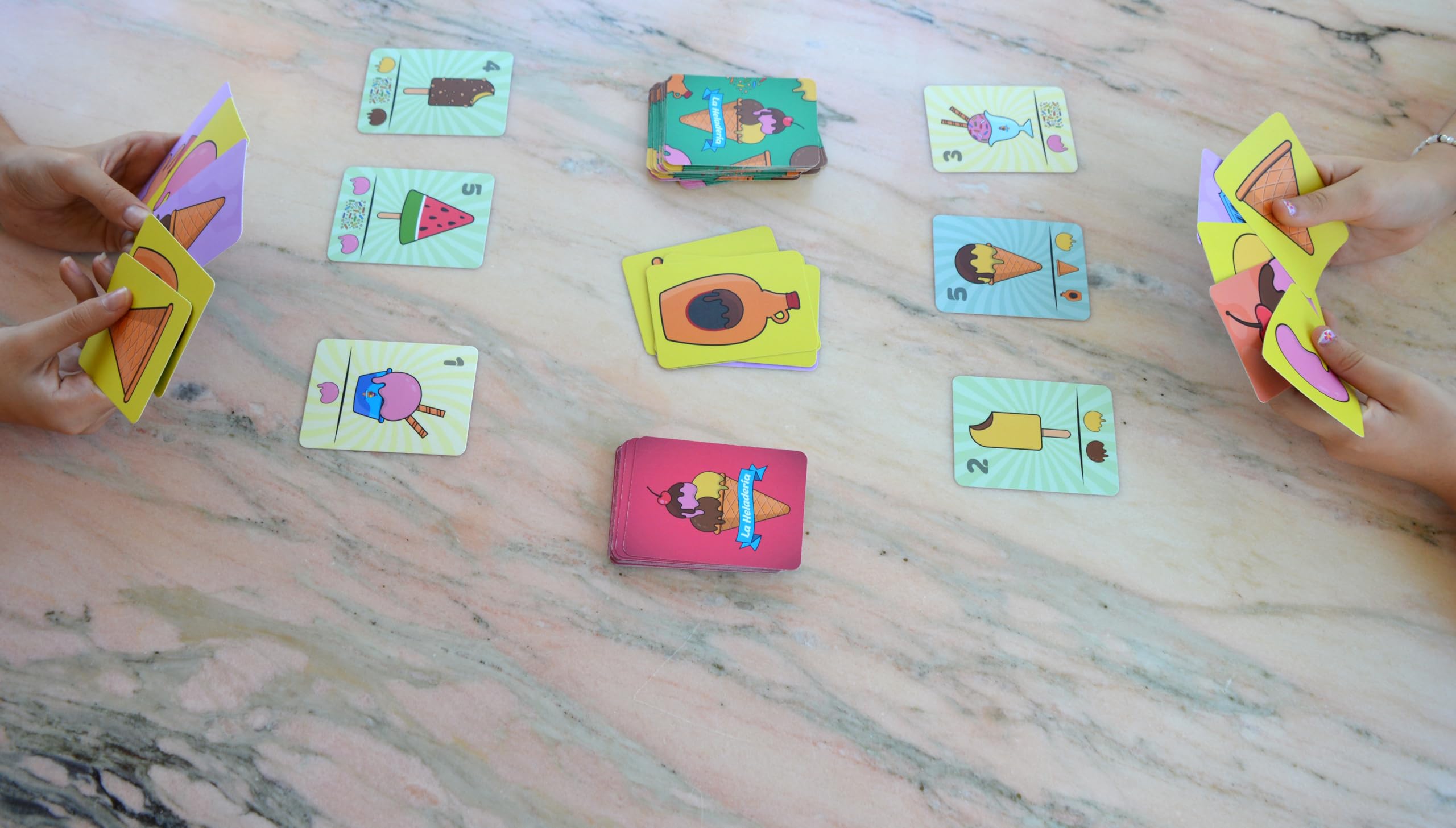 Mondriana Ice Cream Shop Board Game, Blue - Image 3