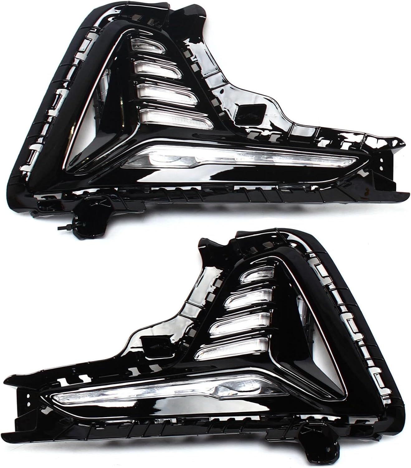 LED Fog Lights for 2018-2019 Hyundai Sonata, Direct Replacement 92208C1700 92207C1700, 6000K White IP65 Waterproof Fog Lamp Assembly, Left + Right Pair