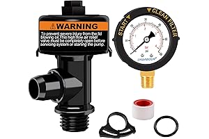 Pentair Pool Filter Pressure Gauge with Air Relief Valve: 98209800