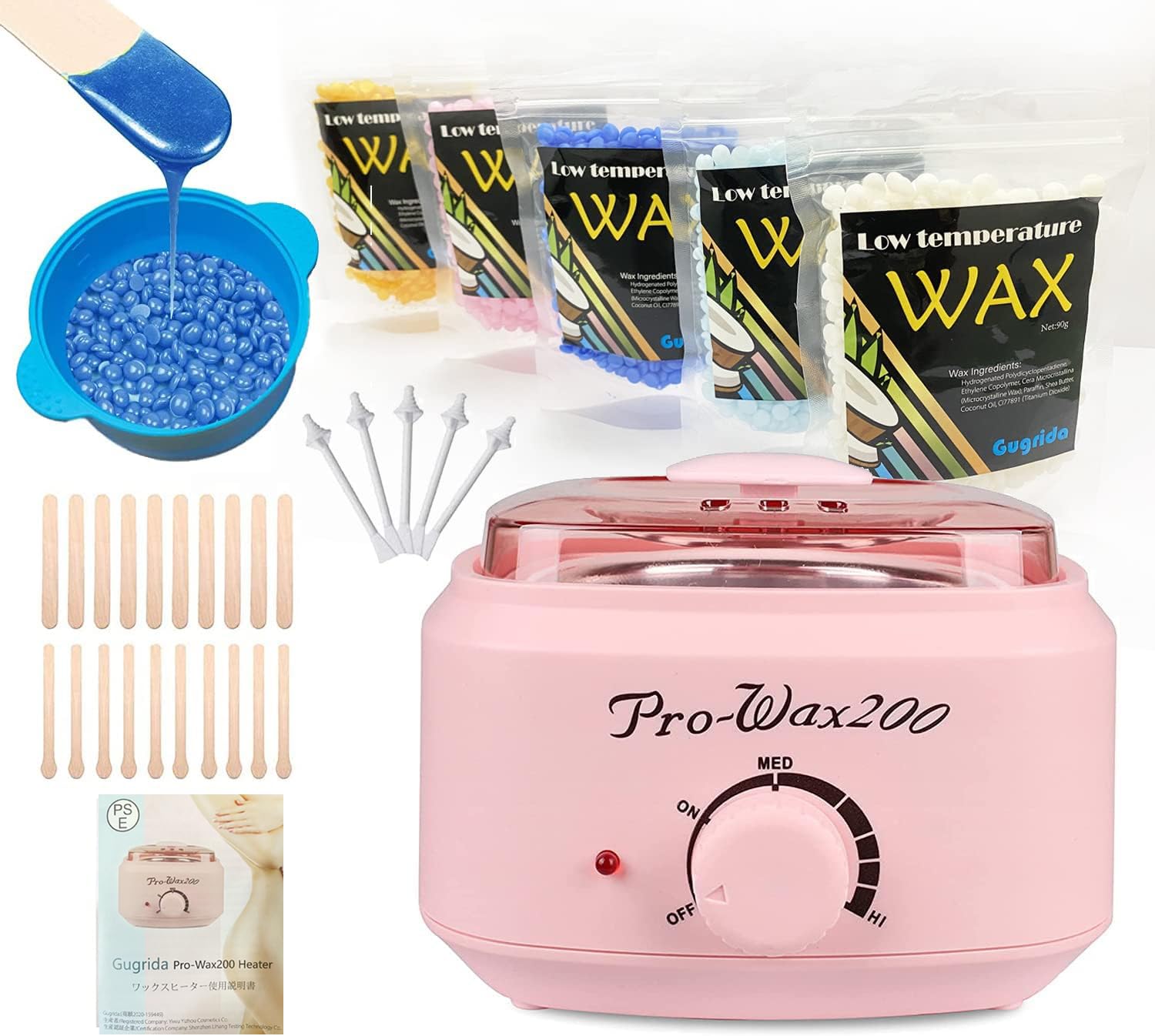 Amazon.co.jp: ブラジリアンワックス 脱毛 Gugrida PRO-WAXバージョン