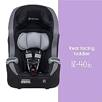 Vista 5 de Baby Trend Trooper™ Slim 3 en 1 Asiento de coche convertible, Negro Dash