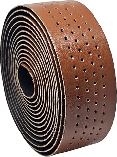 Bar Tape Brown - Handlebar Tape - SmartGear - Synthetic Leather with Expandable Plug for Road Bikes - Cycling - Bike - Gear Up for a Smooth Ride and Experience The Unmatched Performance and Grip!