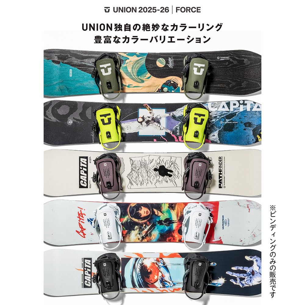 Amazon | UNION ユニオン スノーボード ビンディング FORCE 25-26