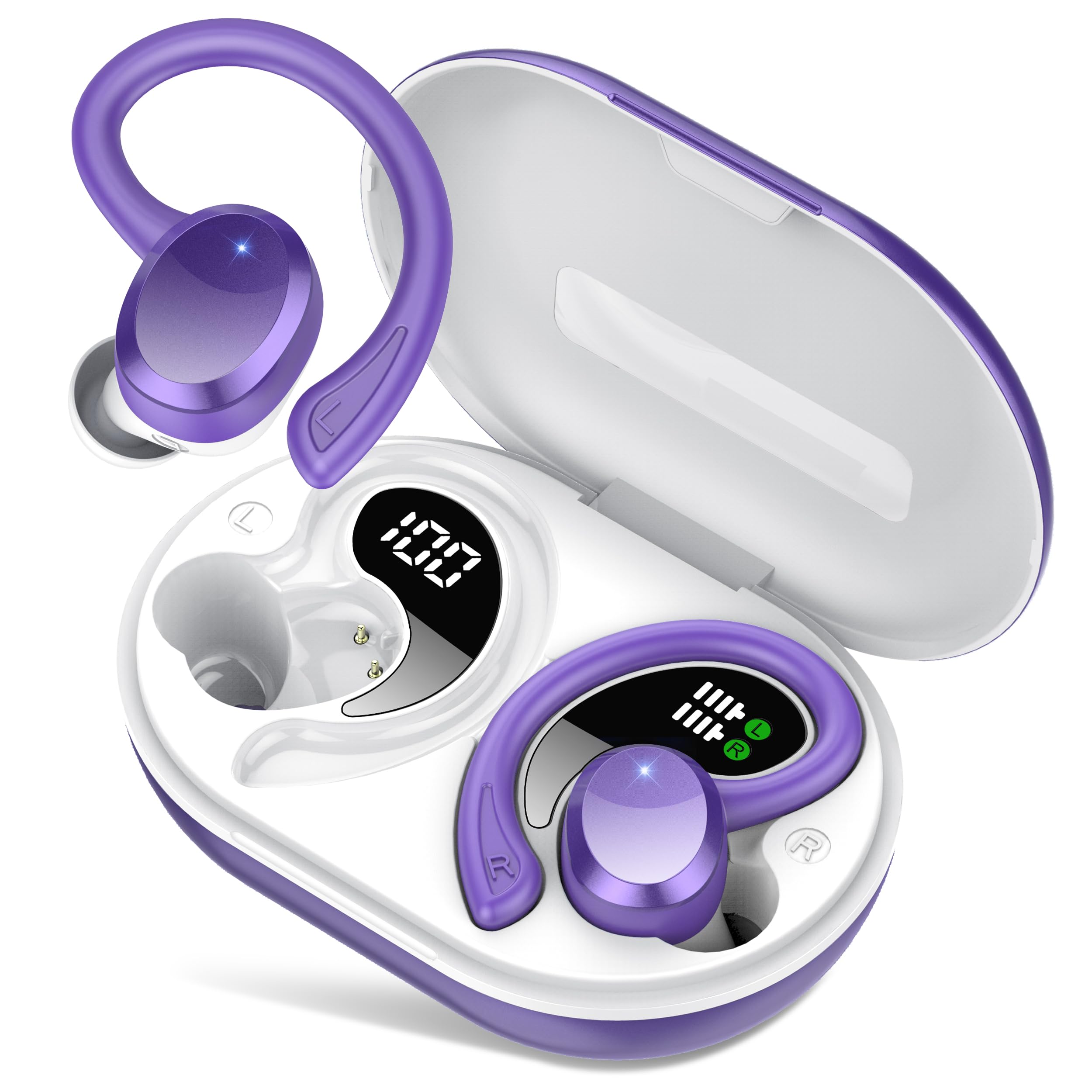 Bluetooth Kopfhörer In Ear, Kopfhörer Kabellos Bluetooth 5.4 mit 4 ENC Noise Cancelling Mic, 68 std HiFi Stereo Kabellose Earbuds, IP7 Wasserdicht Touch Control Wireless Ohrhörer für iPhone Android