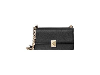Kate Spade New York Tribeca Pebbled Leather Mini Flap Chain Crossbody Wallet Women