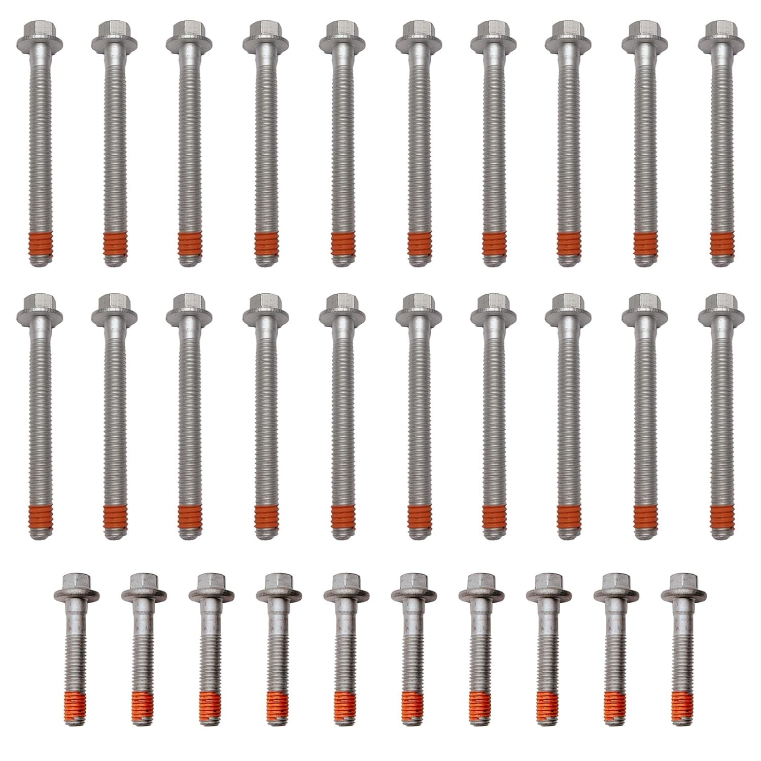 ES72220 Engine Cylinder Head Bolt Suitable for Buick，Chevrolet Silverado 1500(Fully Threaded)