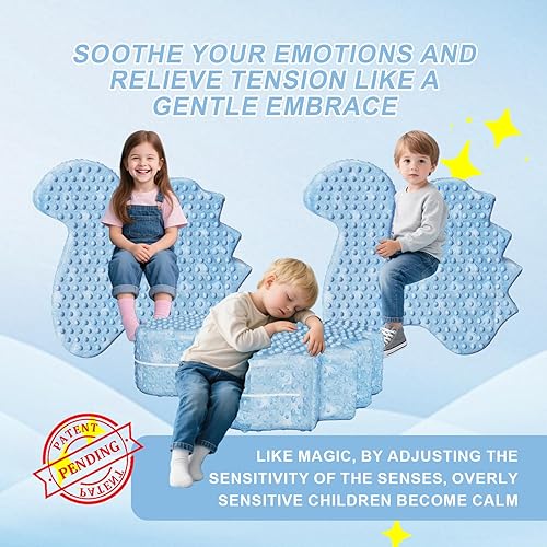 Miniatura 9 de Asiento sensorial suave para apretar, sillas sensoriales específicamente diseñadas para niños con necesidades sensoriales, proporciona un abrazo