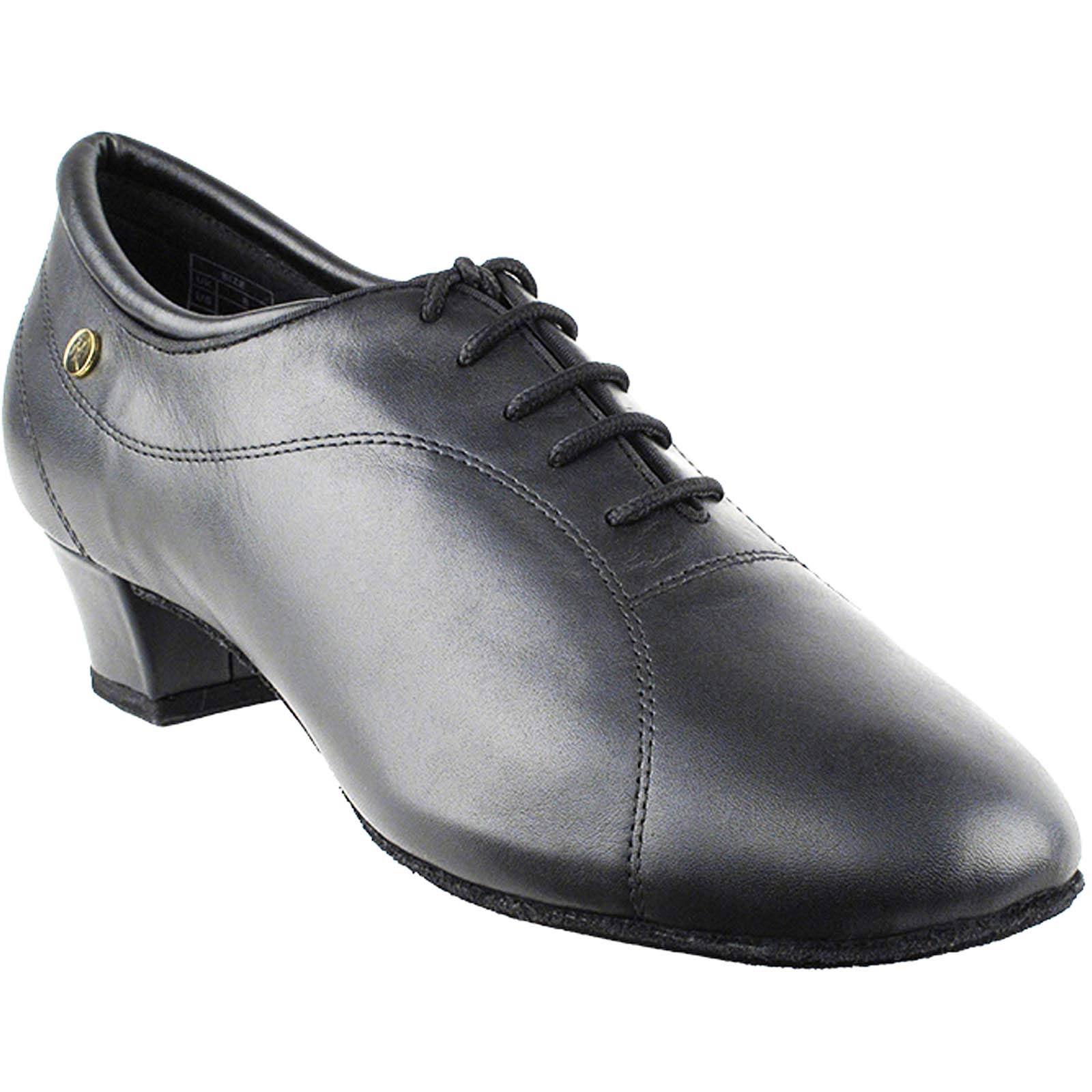 Very Fine Men's Ballroom Salsa Coaching Dance Shoes CD9326DBEB Dance Shoes (Bundle of 5), Black Leather 10 M US Heel 1.5 Inch