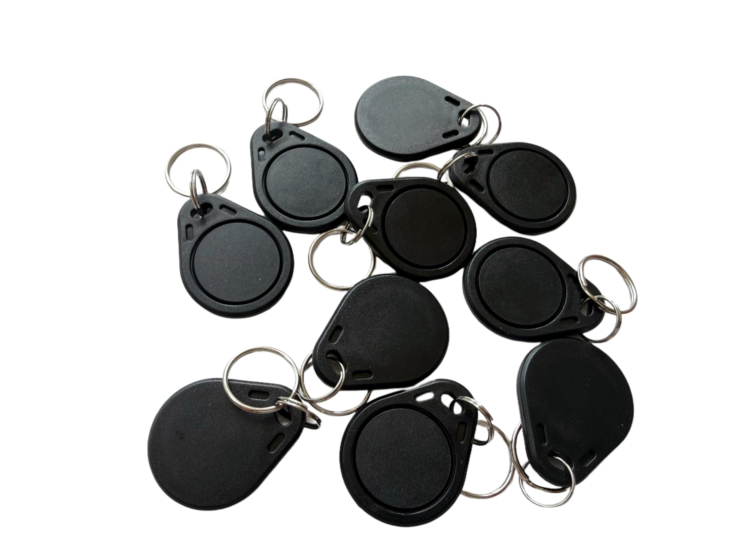 Yarongtech Black Yarongtech® Iso14443a 13.56Mhz 1K Rfid Hotel Lock Door Key Fob Tag Colour 100Pcs