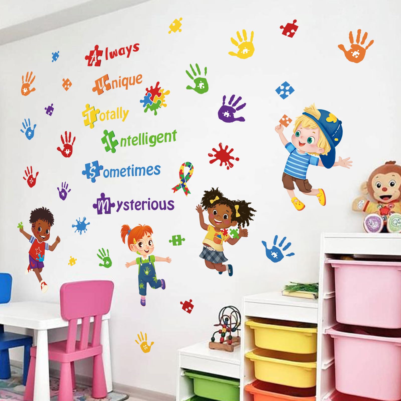 Adesivi Murali Animali | Acquisti Online su : Adesivi Murali ScuolaAdesivo da parete con grafico di crescita per bambini, animali