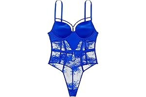 Bombshell Fishnet Floral Teddy