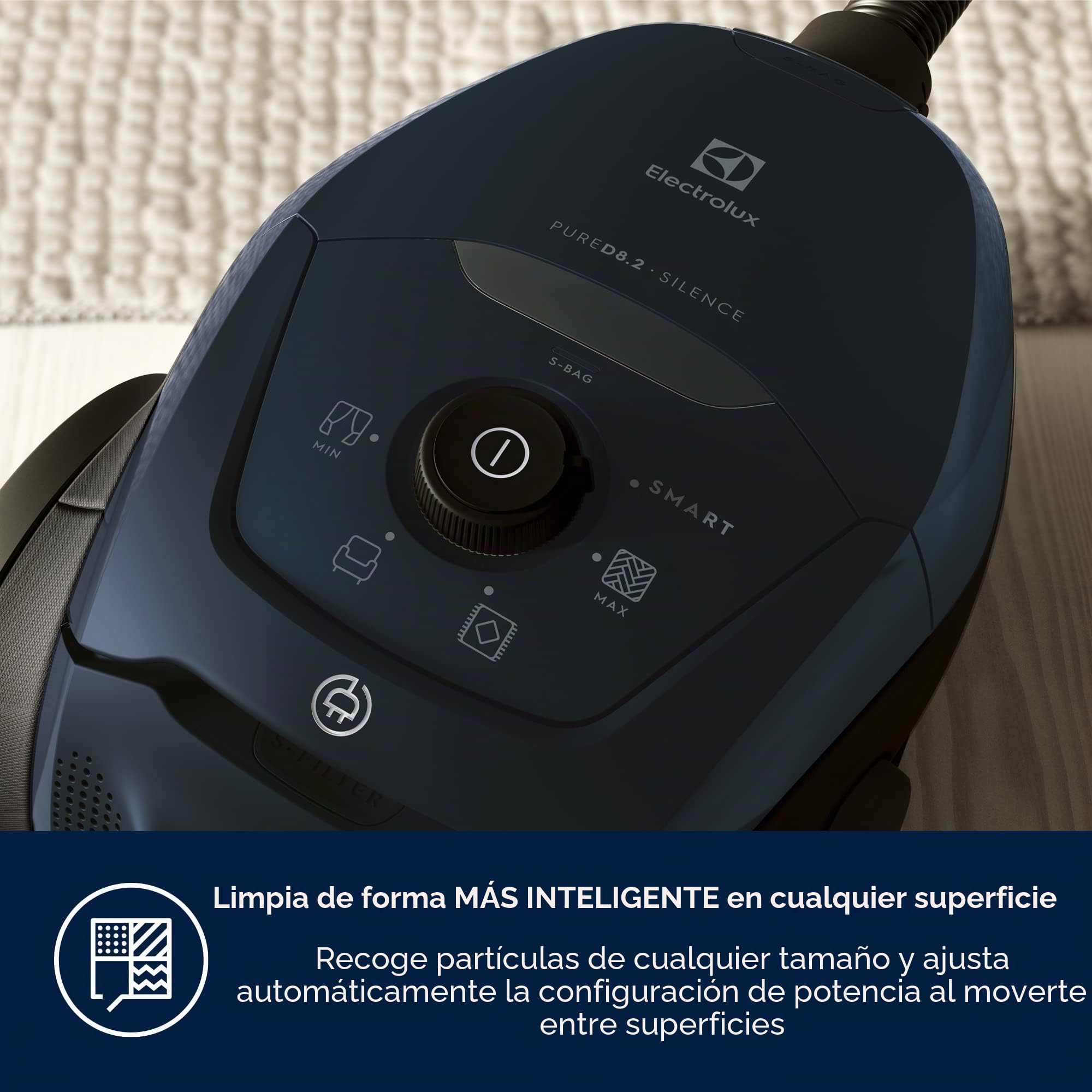 Electrolux PD82-4ST Aspirador con bolsa, potencia máx. 600 W, sistema de aspiración AeroPro, 2 cepillos, accesorio 3 en 1