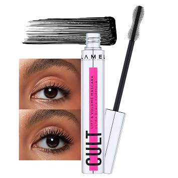 LAMEL Cult Lift & Volume Mascara Volumizing & Lifting, Smudge-Proof, Flake-Free, Deep Black Pigment Mascara - 401