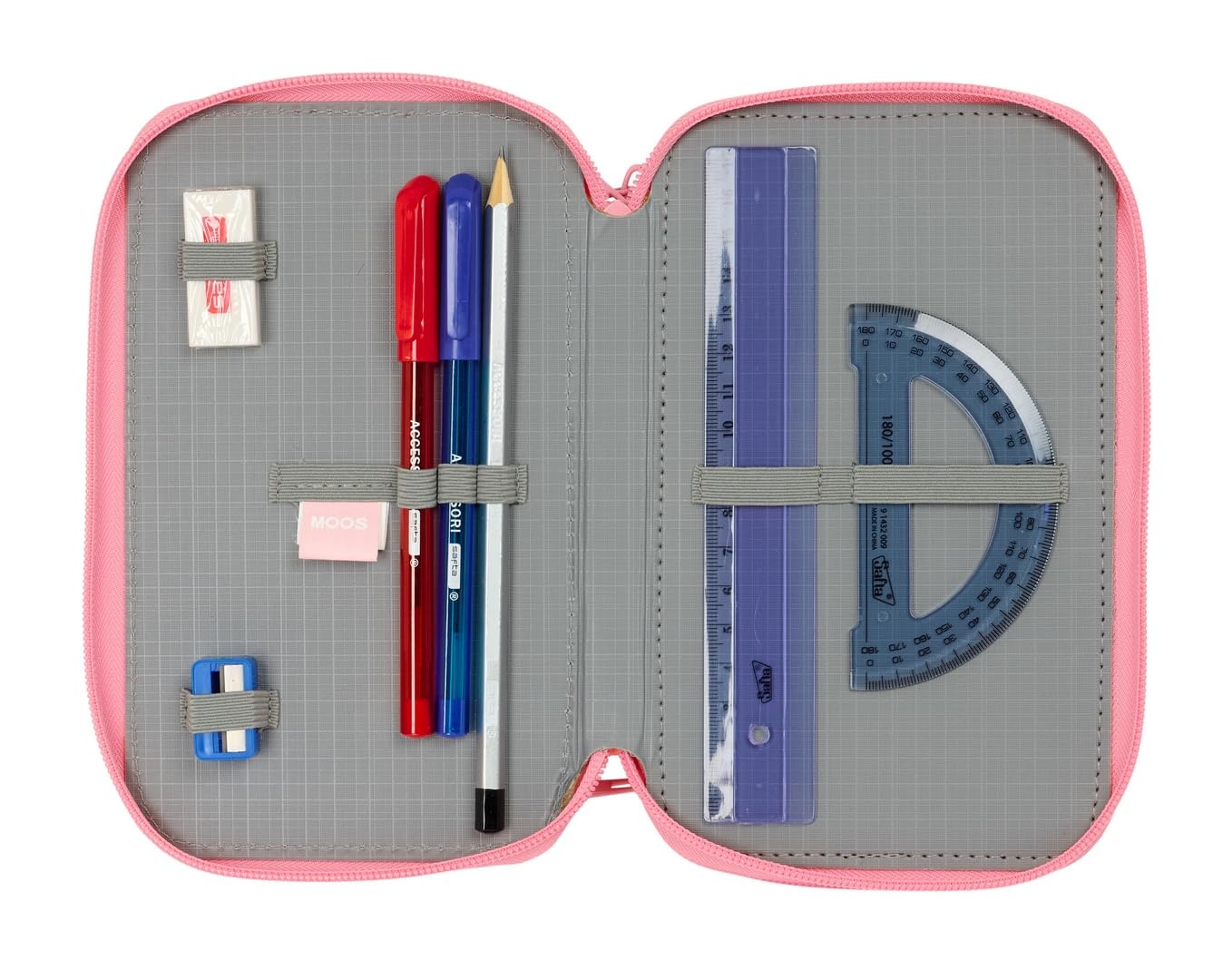 Safta MOOS Passion, School Pencil Case with 37 Tools Included, Children's Pencil Case, Child - Image 4