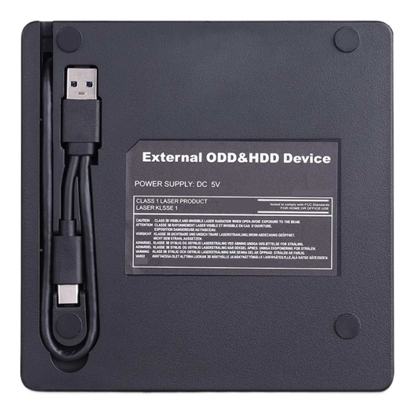 Lettore Dvd Laptop Typec unità Ottica Mobile Computer Desktop unità Ottica Esterna Dvd Masterizzatore USB3.0 Esterno Striscia di Calcio(White)
