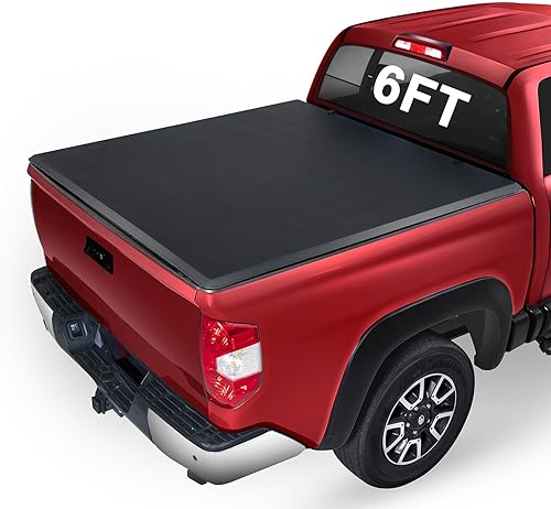 Cubierta Tonneau enrollable de 6 pies para Ford Ranger Pickup, funda suave para caja de camioneta compatible con Ford Ranger 2019-2023 de 6 pies disponible en Yaxa Peru
