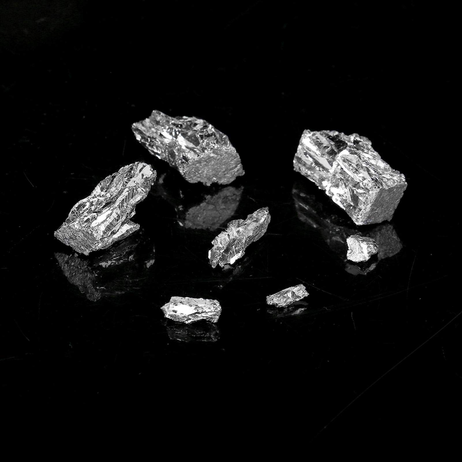 Bismuto, Chacerls 100 g di lingotto di metallo bismuto pezzo di cristallo puro al 99,99% per la produzione di cristalli