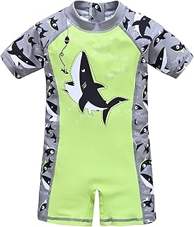 KAVKAS Baby,Clothing,Baby Boys 0-24m,Swimwear KAVKAS Baby Boy Bathing Suit Toddler 2 Piece Swimsuit Shark Dinosaur Swimwear Trunk Set 12 Months to 8 Years