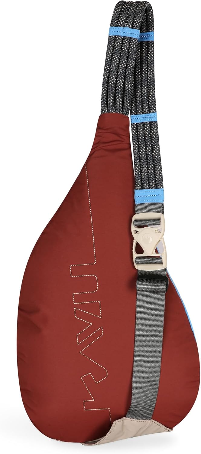 KAVU Slingback Pack with Adjustable Rope Shoulder Strap, Sea Ridge