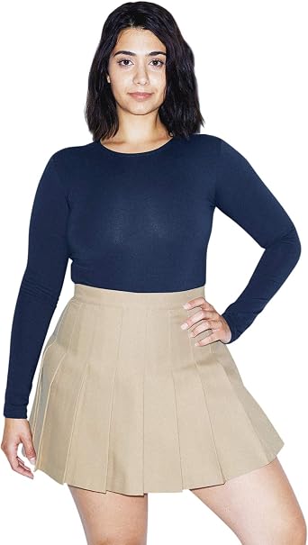 American Apparel Womens Gabardine Tennis Skirt