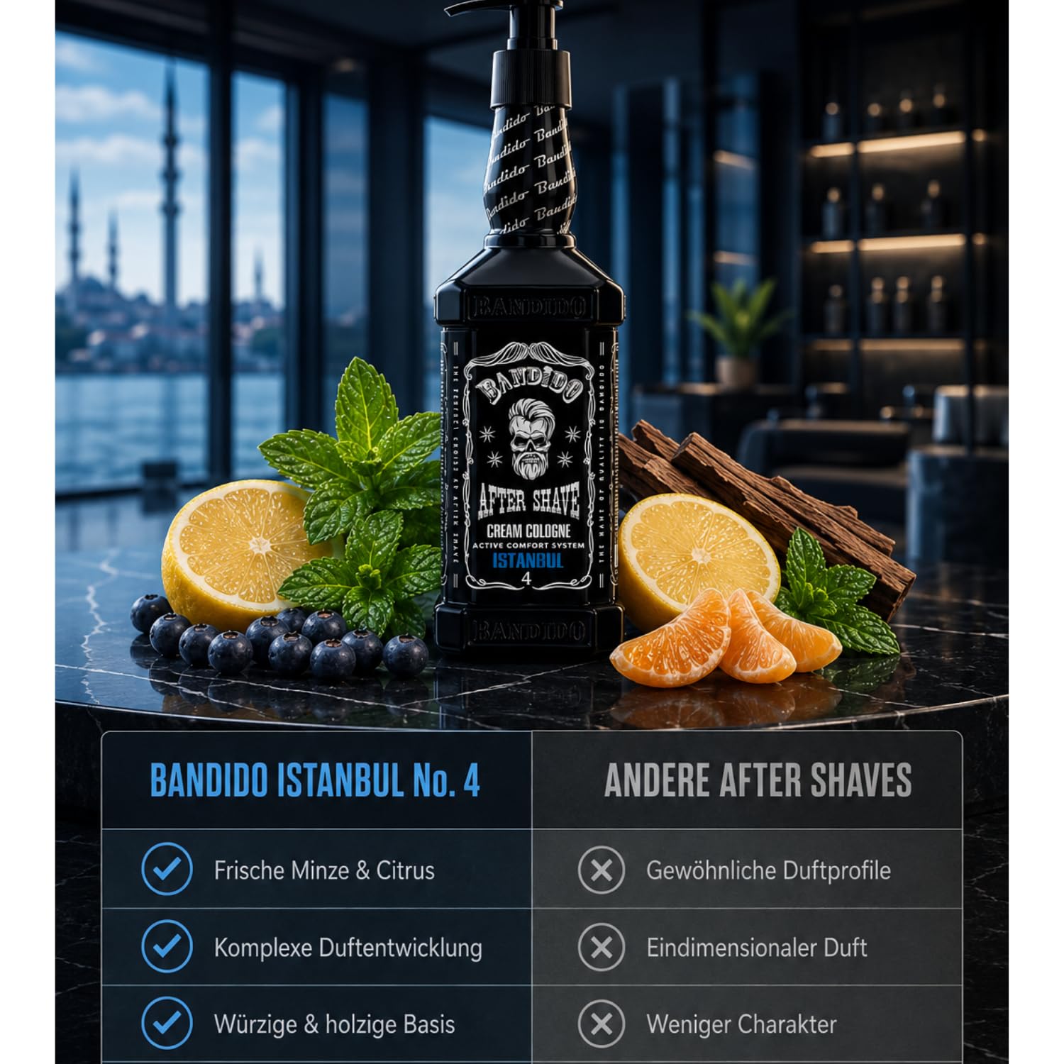 Bandido After Shave Cream Cologne Lotion Men 350 ml balsam męski po goleniu na mokro pielęgnuje i chłodzi balsam do pielęgnacji skóry wrażliwej (sport)