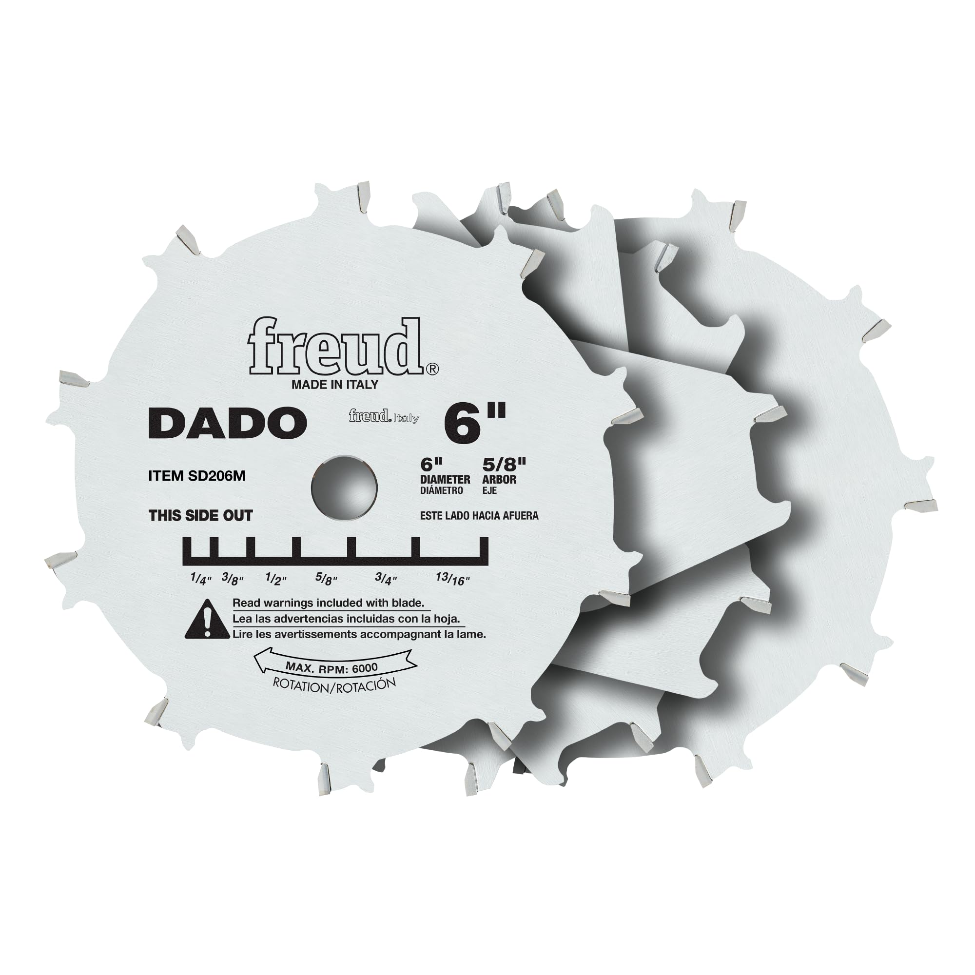 Freud SD206: 6" Pro Dado Set