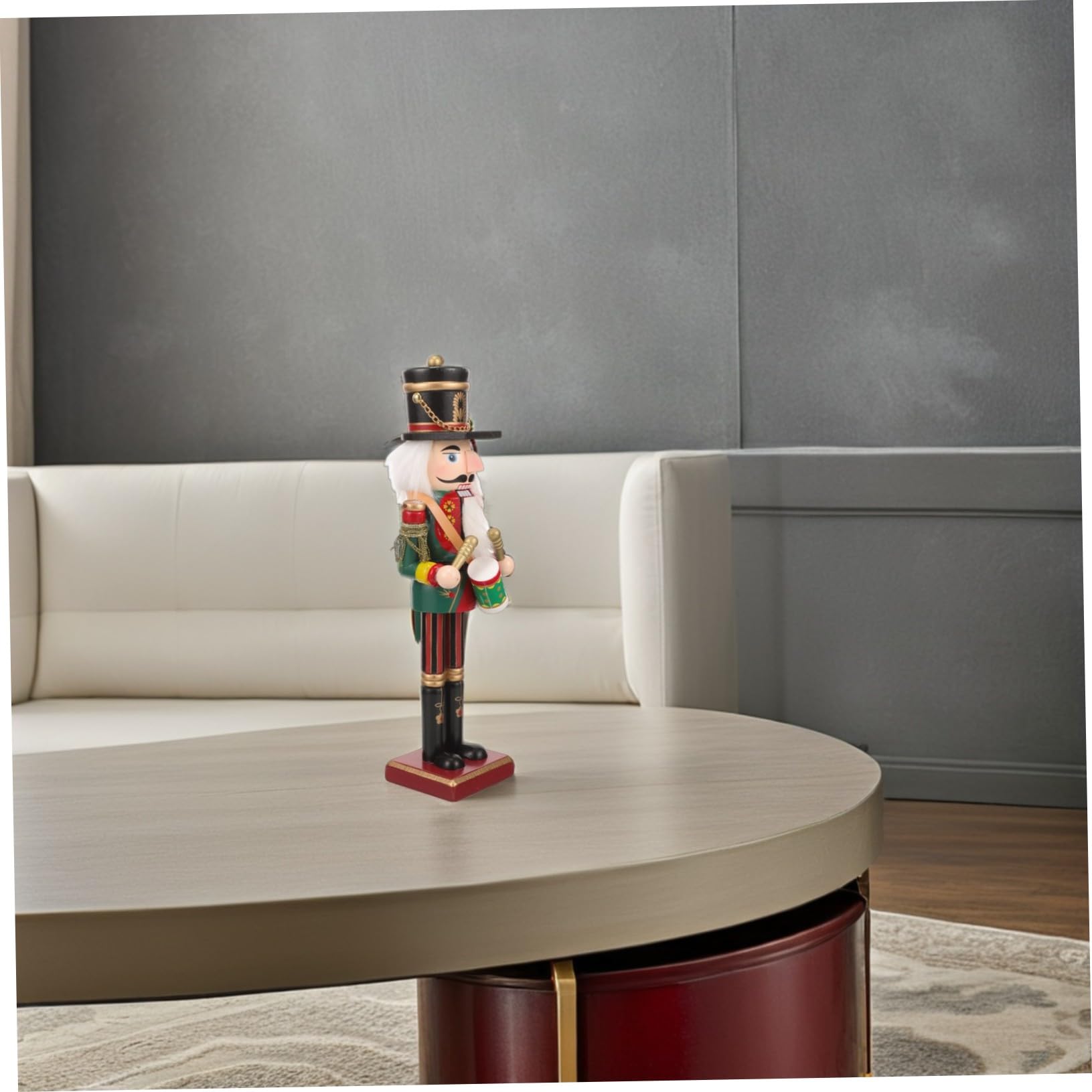 Decoración de Navidad de Madera Adorno para Mesa Regalo Festivo para Hogar Oficina y Restaurante Decoración Estable y Artesanal