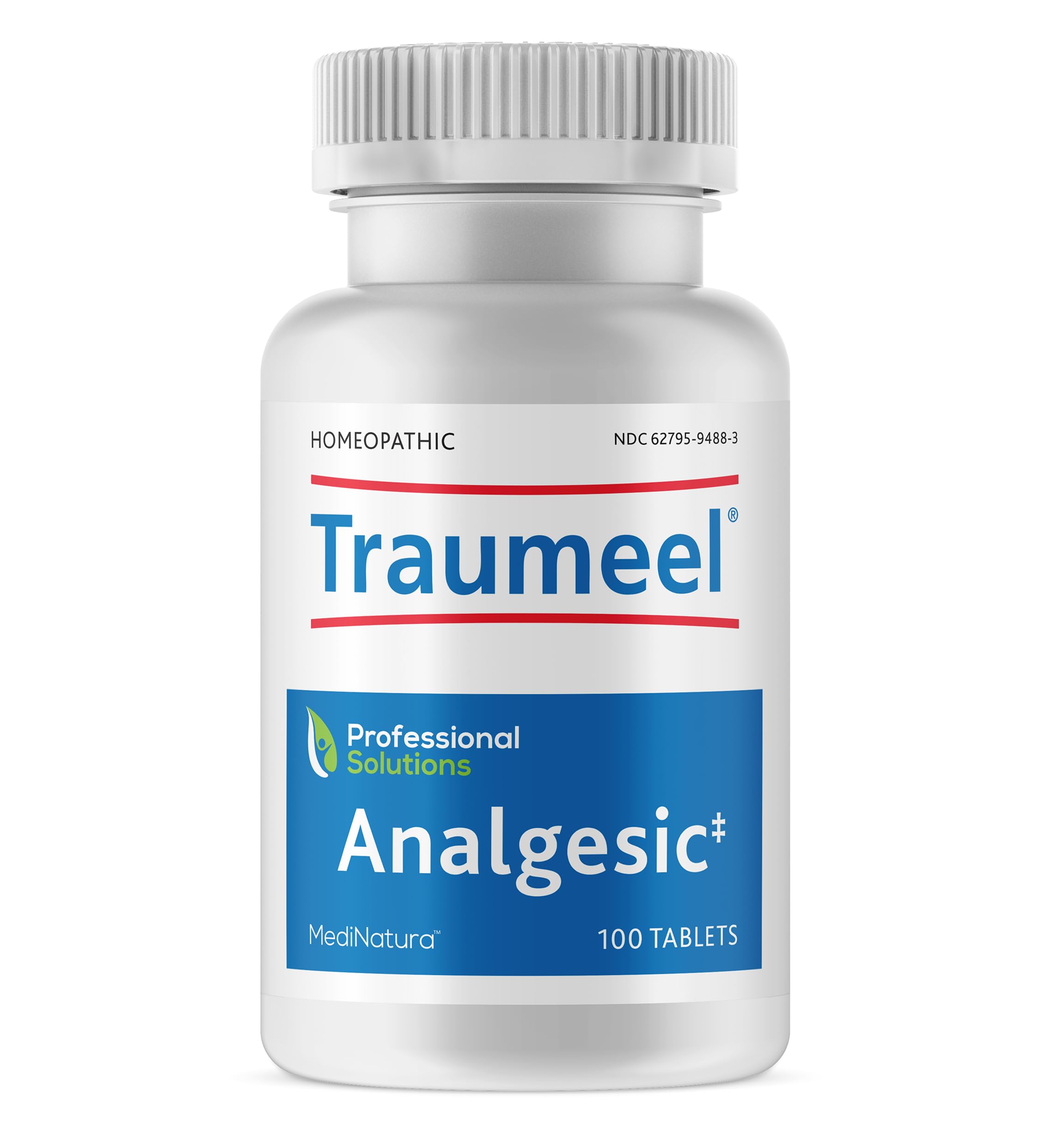 MediNatura Traumeel Homeopathic Arnica + 13 Active Ingredients for Muscle, Joint, Back, Arthritis, Injury, Exercise Related Pain & Soreness - Made in Germany - 100 Tablets