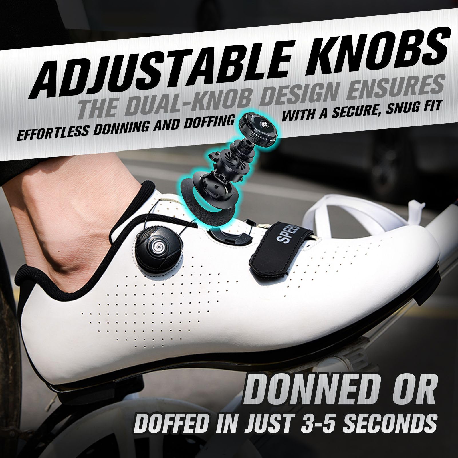 Zapatos Ciclismo Color Sólido, Hombres Mujeres Zapatillas De Bicicleta De Carretera Y MTB, Sneakers Deporte Profesionales para Exteriores Compatibles con Peloton SPD/SPD-SL Y Look