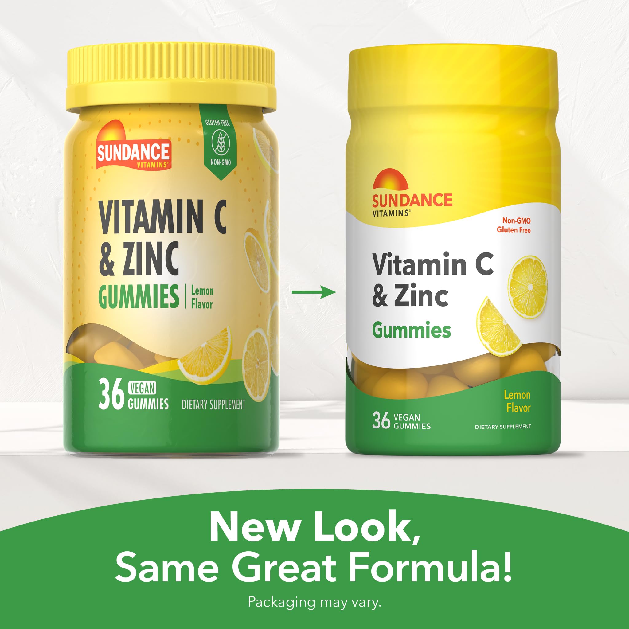 Sundance Vitamin C Gummies with Zinc for Adults | 36 Count | Lemon Flavor — Amazon image 7