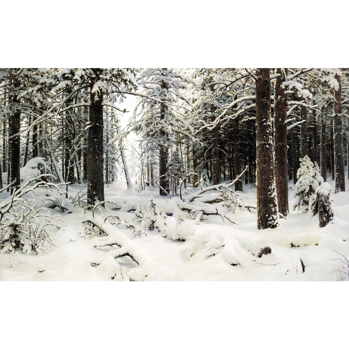 Zima Ivan Shishkin Impression Toile Premium 76x101 cm - 2