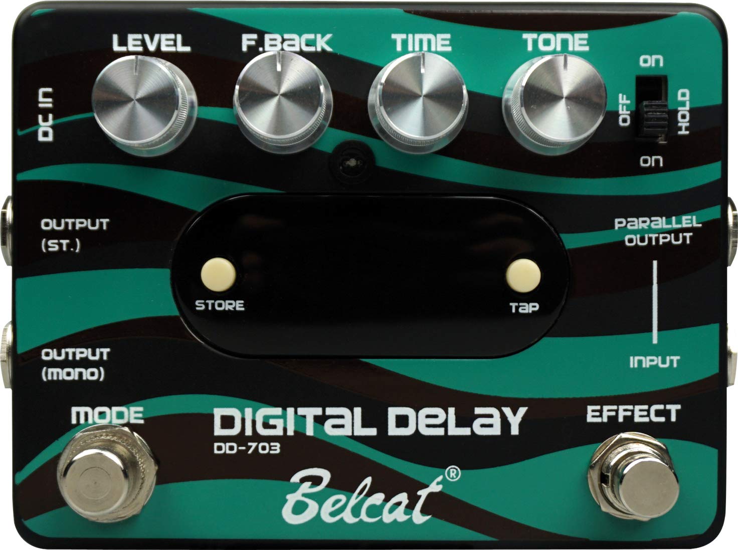 Belcat DD-703 Digital Delay Pedal Musikinstrumente & DJ-Equipment