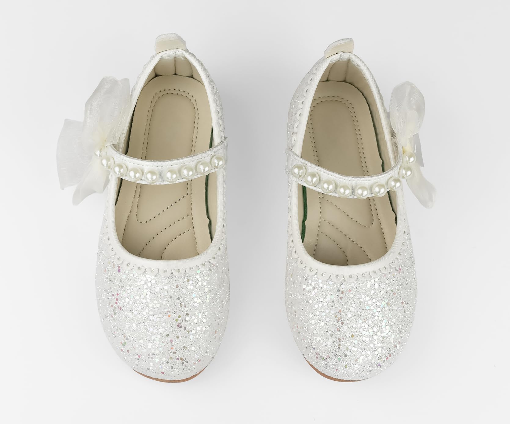 Scarpe Mary Jane per Bambina Ragazza Infradito con Brillantini Glitter