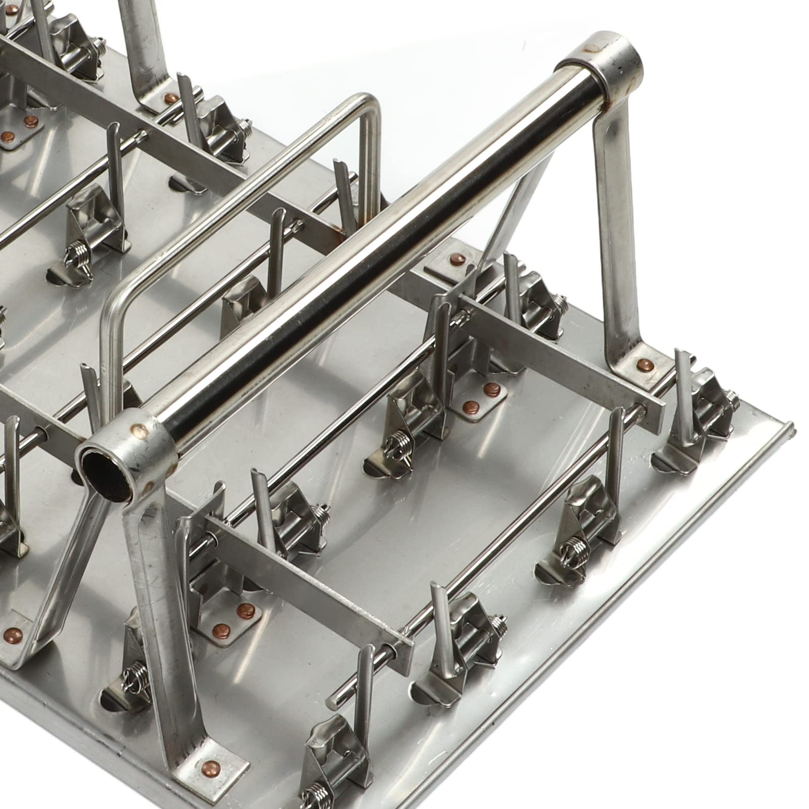 Mingzhe Eisstiel-Formmaschine aus Edelstahl 304, 16,53 X 12,01 X 8,66 Zoll, Silberner Eisstiel-Former mit 3-Minuten-Schnellgefrierfunktion für Selbstgemachtes EIS Am Stiel