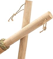 Vista 4 de TTS For Home - Juego de 2 escobas vietnamitas de cerdas suaves, escoba de paja asiática para niños, escoba decorativa de 16.54 pulgadas