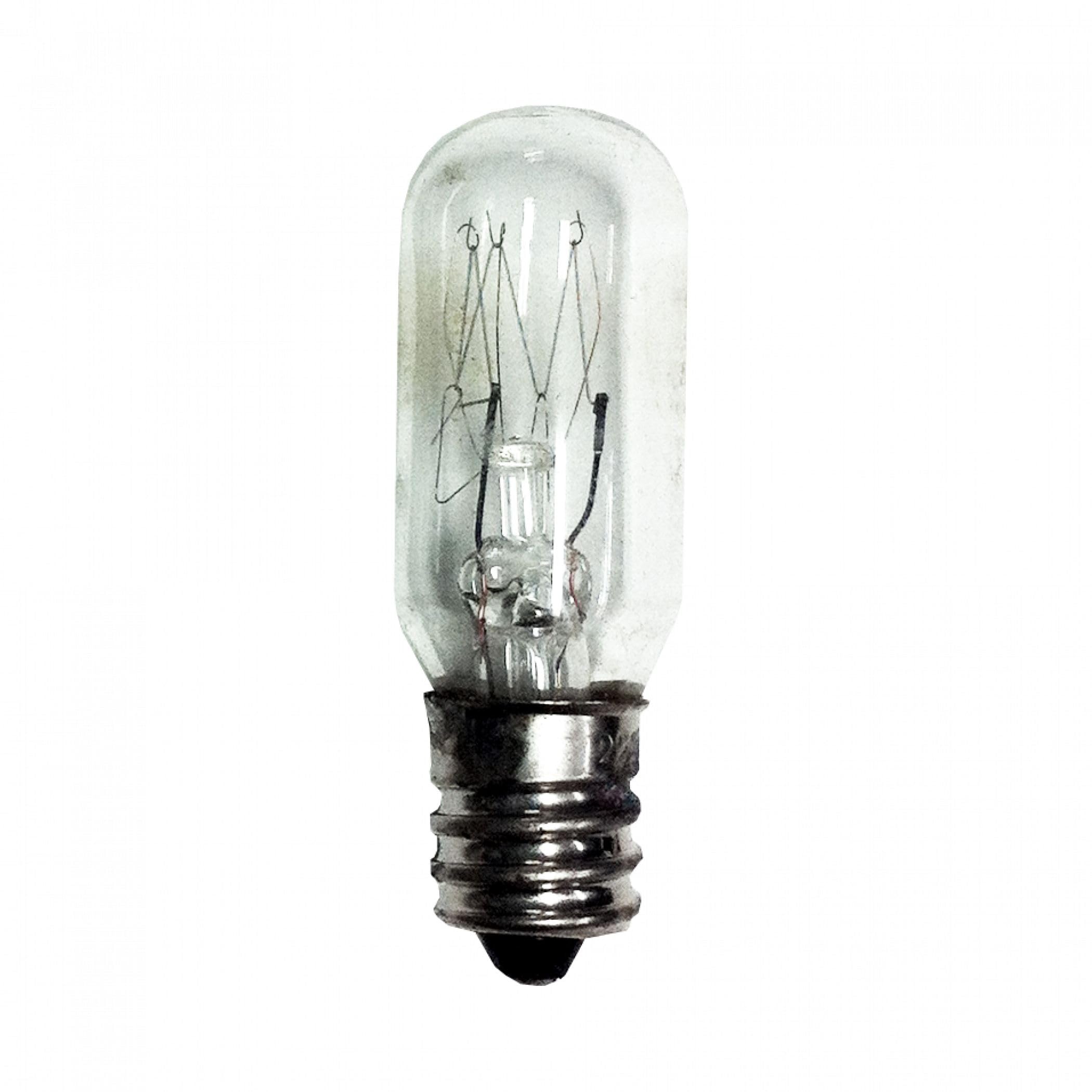 125481000 220-260v 10-15w Tungsten Pygmy Bulb, E12, Dimmable, Clear