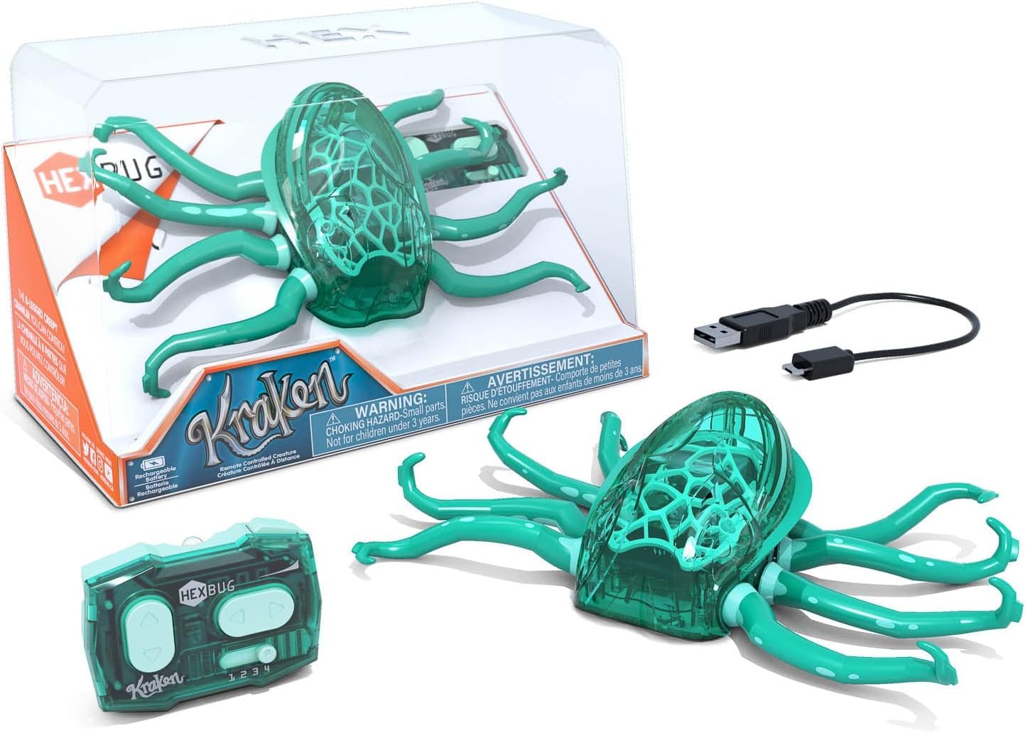 Hex Bots 20153065 Kraken pilot zdalnego sterowania, zielony