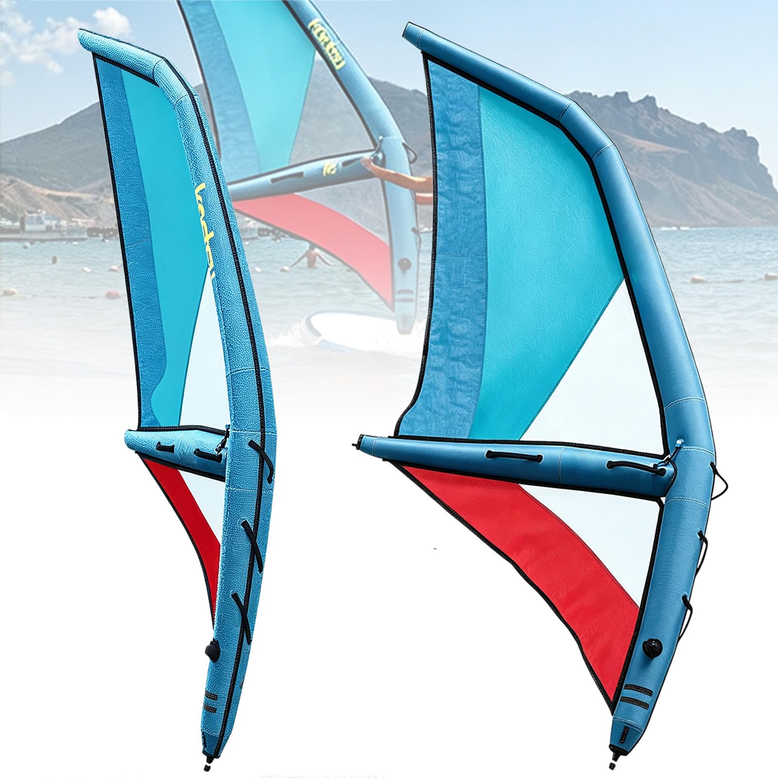 2.2/3.2/4.2/5.2㎡ Wind Sail Wing, Freestanding Windsurfing Sail 5.2㎡