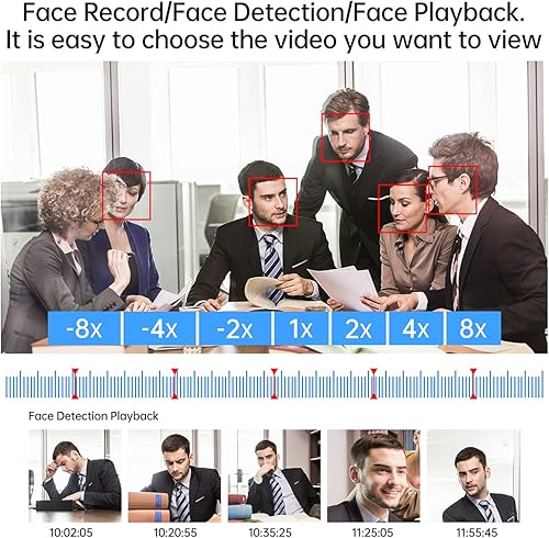 Miniatura 7 de Grabadora DVR de 16 canales 2MP 1080P DVR híbrida 6 en 1 DVR H.265 de 16 canales de seguridad digital grabadora de video compatible con cámara