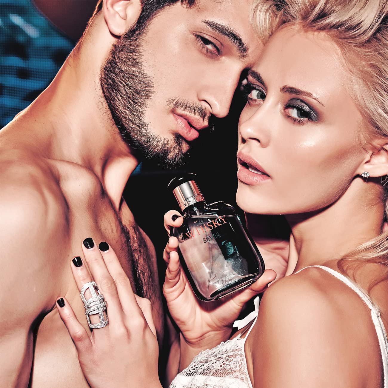 WHISKY SILVER Eau de Toilette for Men – Magnetic and Unique Scent with Verbena, Violet and Marine Notes – For the Unforgettable Man – Made in France by EVAFLORPARIS – 3.4 Fl Oz