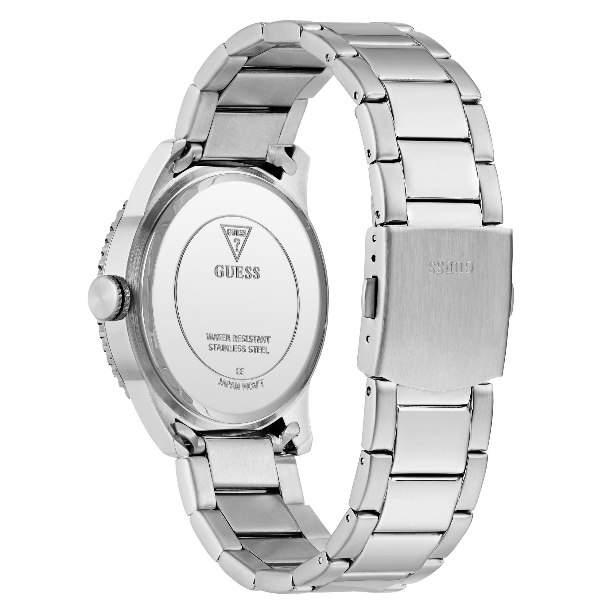 Guess Orologio Analogico al Quarzo Uomo con Cinturino in Acciaio Inossidabile GW0889G1
