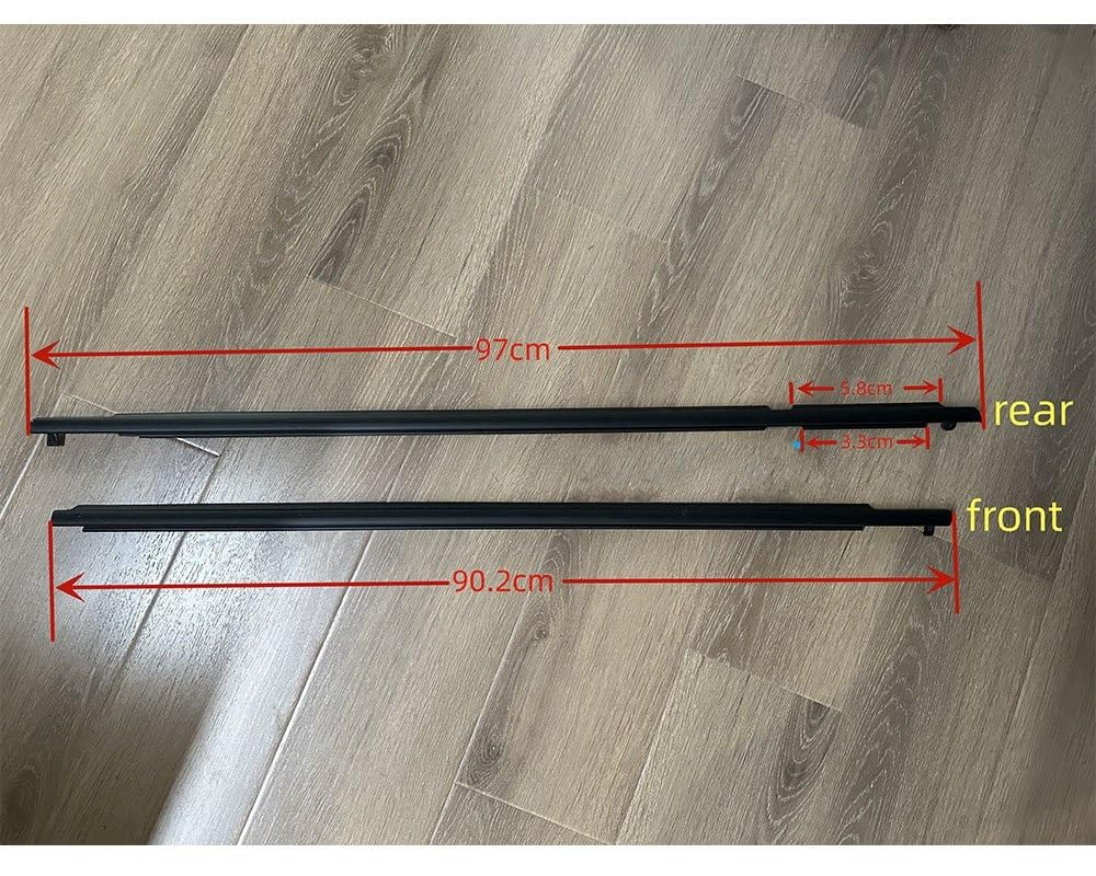 Guarnizione per portiera auto 4 Pezzi Di Guarnizione In Gomma Per Finestrini Esterni Per Toyota Per RAV4 Per RAV-4 2009-2012 75720-0R020 Striscia Protettiva In Vetro Striscia Protettiva Vetri Vetro